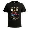Ich bin nicht alt, ich bin ein Rennfahrer für klassische Autos Witziges lustiges Herren T-Shirt Tee Top