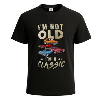 Ich bin nicht alt, ich bin ein Rennfahrer für klassische Autos Witziges lustiges Herren T-Shirt Tee Top