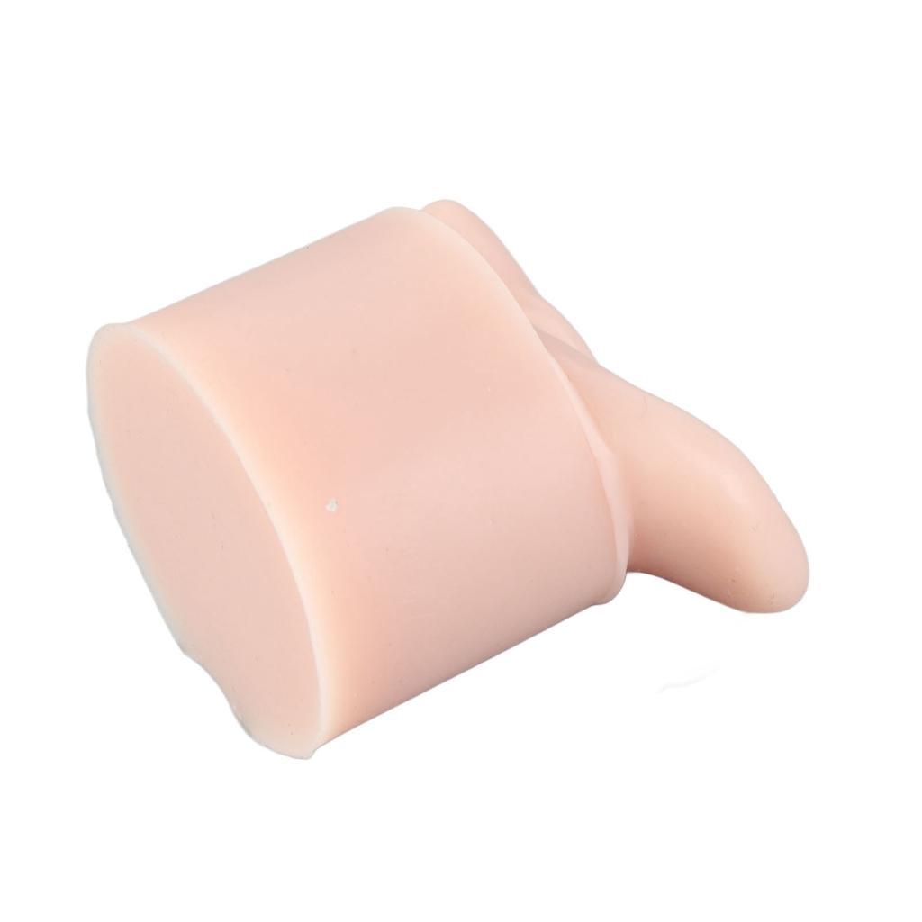 Silicone Ear Model Medium Skin Color Piercing Practice Ear Model for Earrings Display Teaching