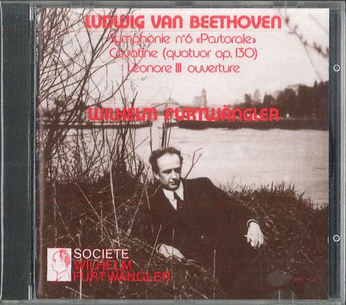 

CD WILLIAM FURTTWANGLER Beethoven Symphony No. 6 Cavatin SWF901 SWF 1990 France Classical Used