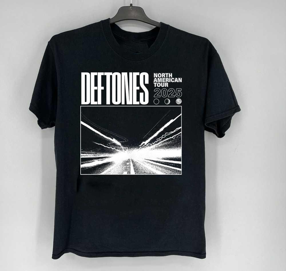

Deftones 2025 North American Tour Concert T-Shirt Size S-4XL LI1592 Unisex T-Shirt XXXXL