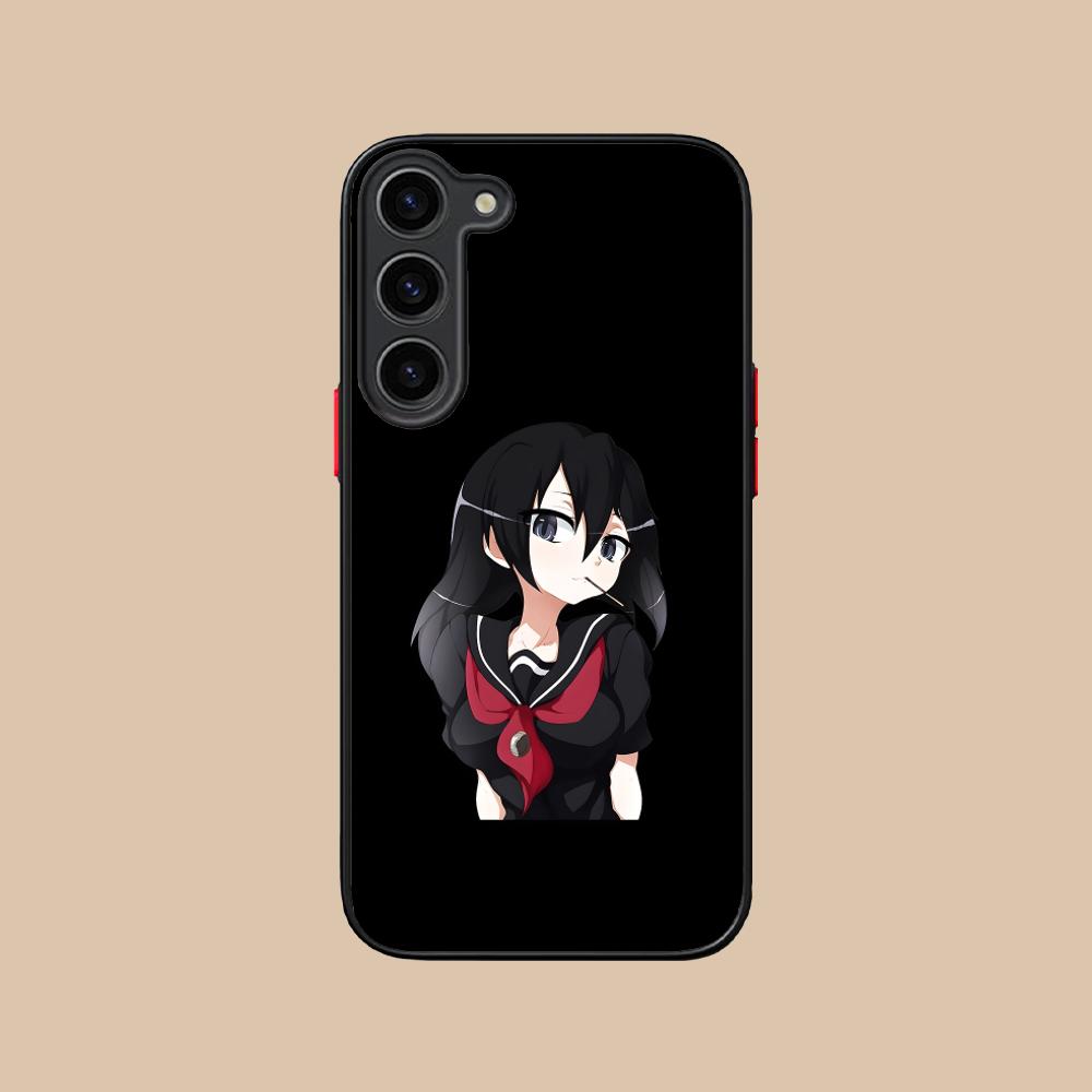 Akame Kurome Silicone Mobile Phone Case for Samsung Galaxy S26 S25 S24 S23 S22 S21 Plus FE Ultra Colorful Cover