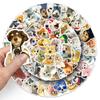 100 Waterproof Cute Puppy Emoticon Stickers: Funny, Adorable Pet Decorations for Phones.