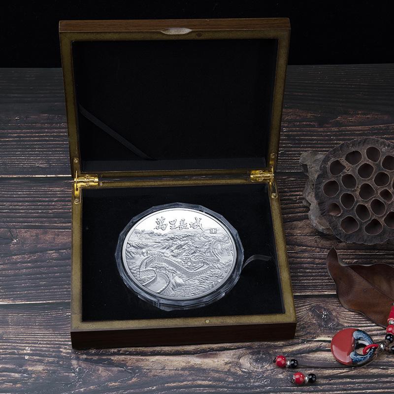 Great Wall, One Kilogram, Silver Medal, Commemorative Medal, Foot Weight, Great Wall Commemorative Coin, Gift