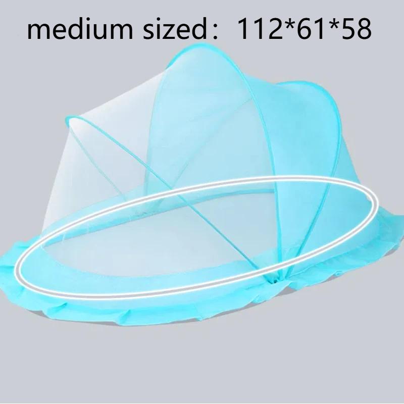 

Детская москитная сетка-чехол Детская кроватка Юрта Полный чехол Защита от комаров Детская складная Универсальная Без дна Москитная сетка