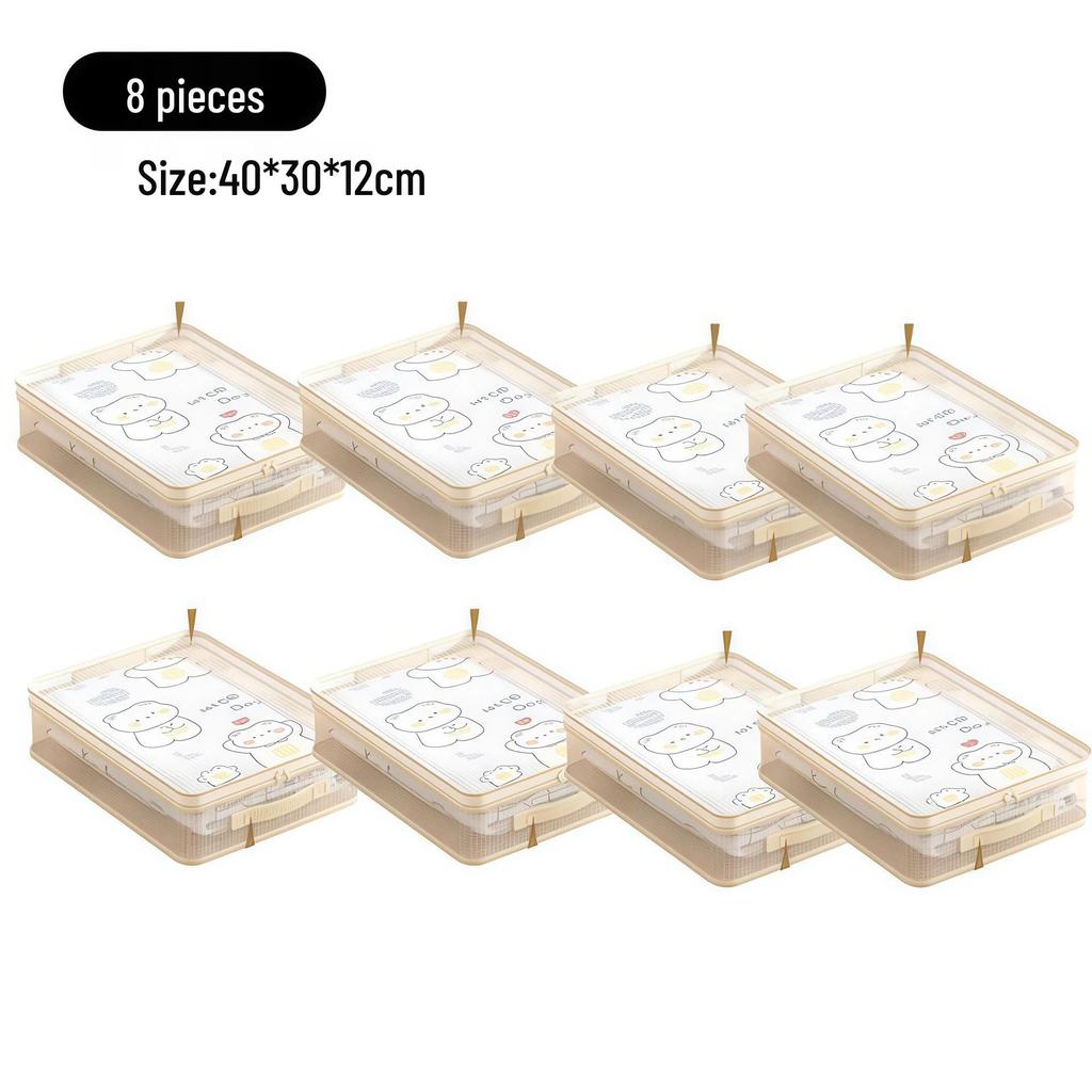 Four-Piece Mesh Storage Bag Set for Bedding and Clothes