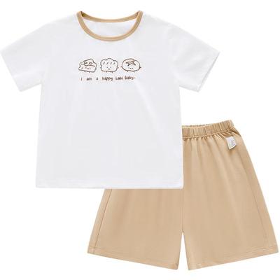 Rabi Children's Summer Short Sleeve Shorts Casual Sports Set