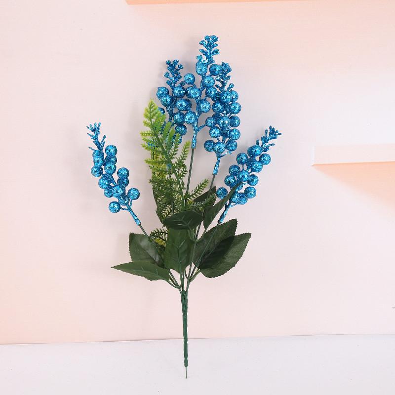 Decorative Flower Christmas Bundle With Christmas Berry For Festive Display Home