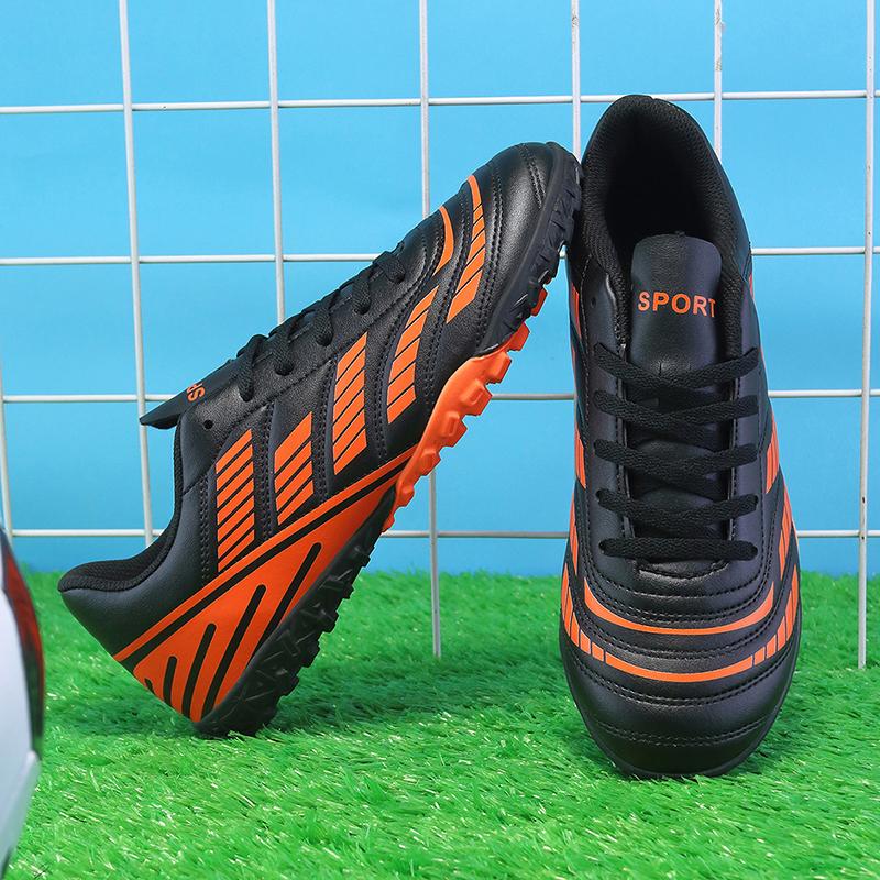 

Unisex Youth Soccer Cleats Lightweight High Top FG FT Football Shoes Enhanced Traction Comfortable Match Training for Boys Girls 45