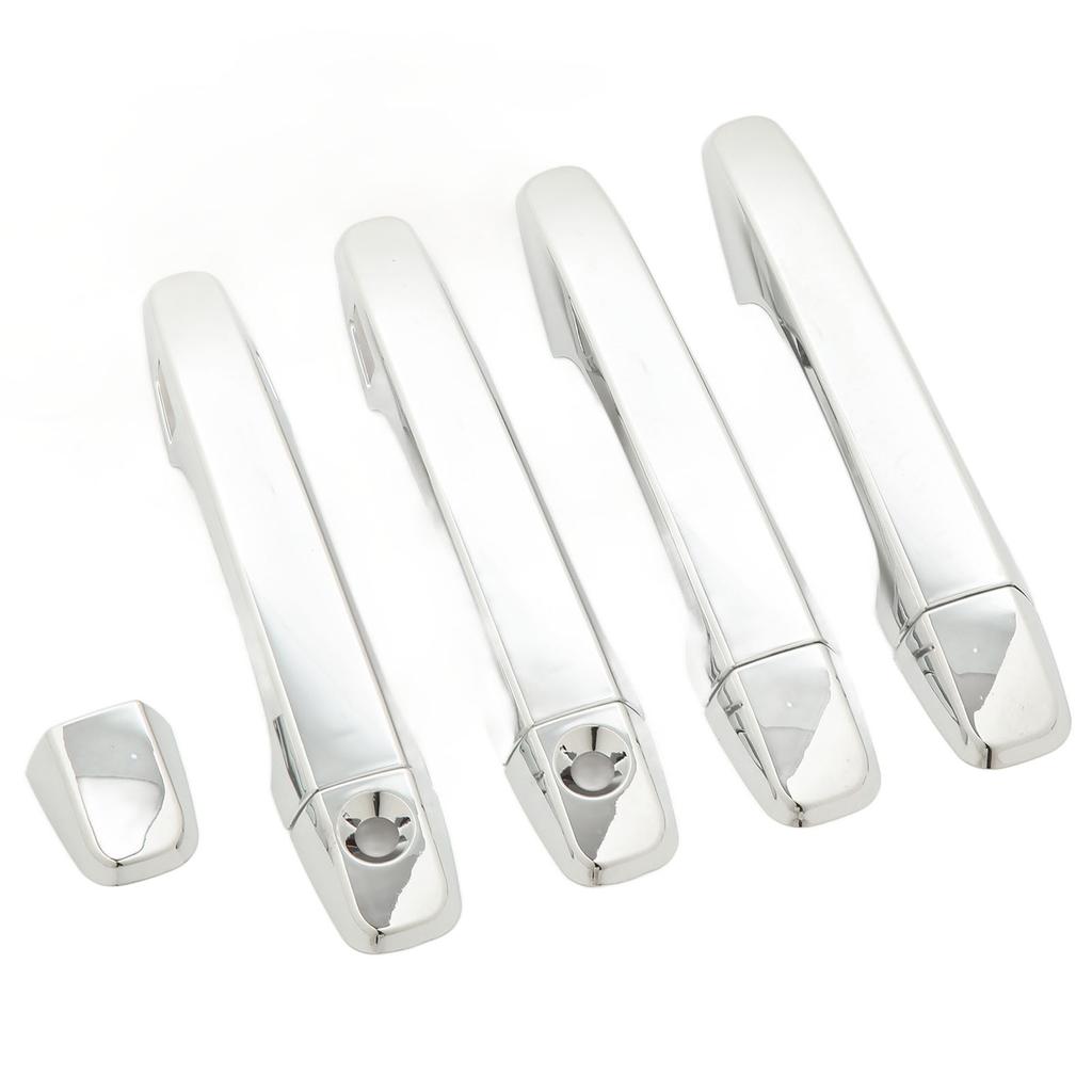 Car Exterior Door Handle Cover with Caps Chrome Surface Replacement for Outback 2012