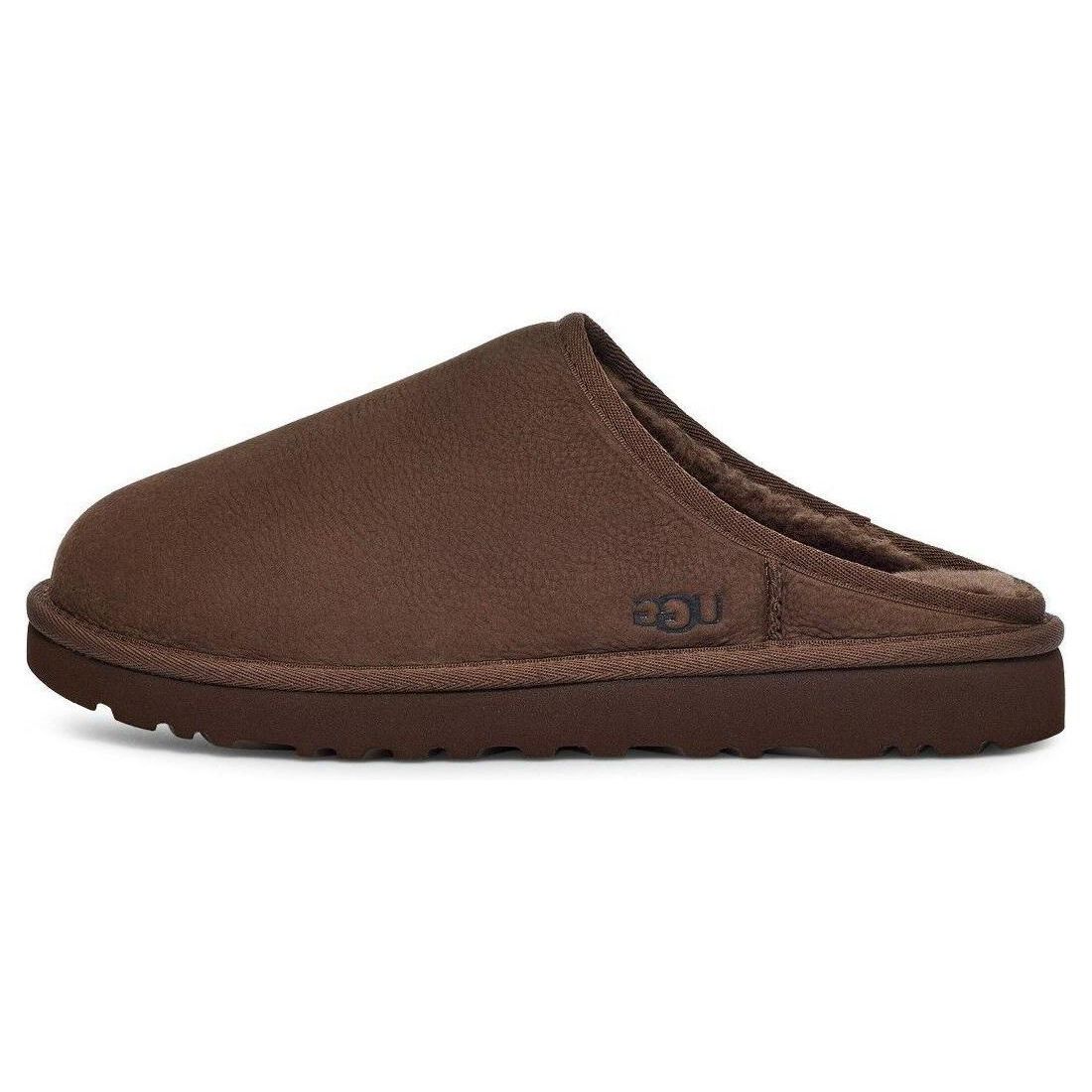 

UGG Удобные простые тапочки с круглым носком, мужские тапочки, коричневые 1144099-BCDR 41