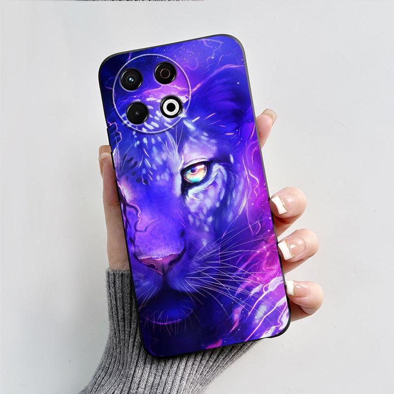 For Tecno Spark 30 Pro Case Black Myth Wukong Painted Phone Cases For Tecno Spark 30Pro 4G KL7 Back Cover Soft Slim TPU Fundas