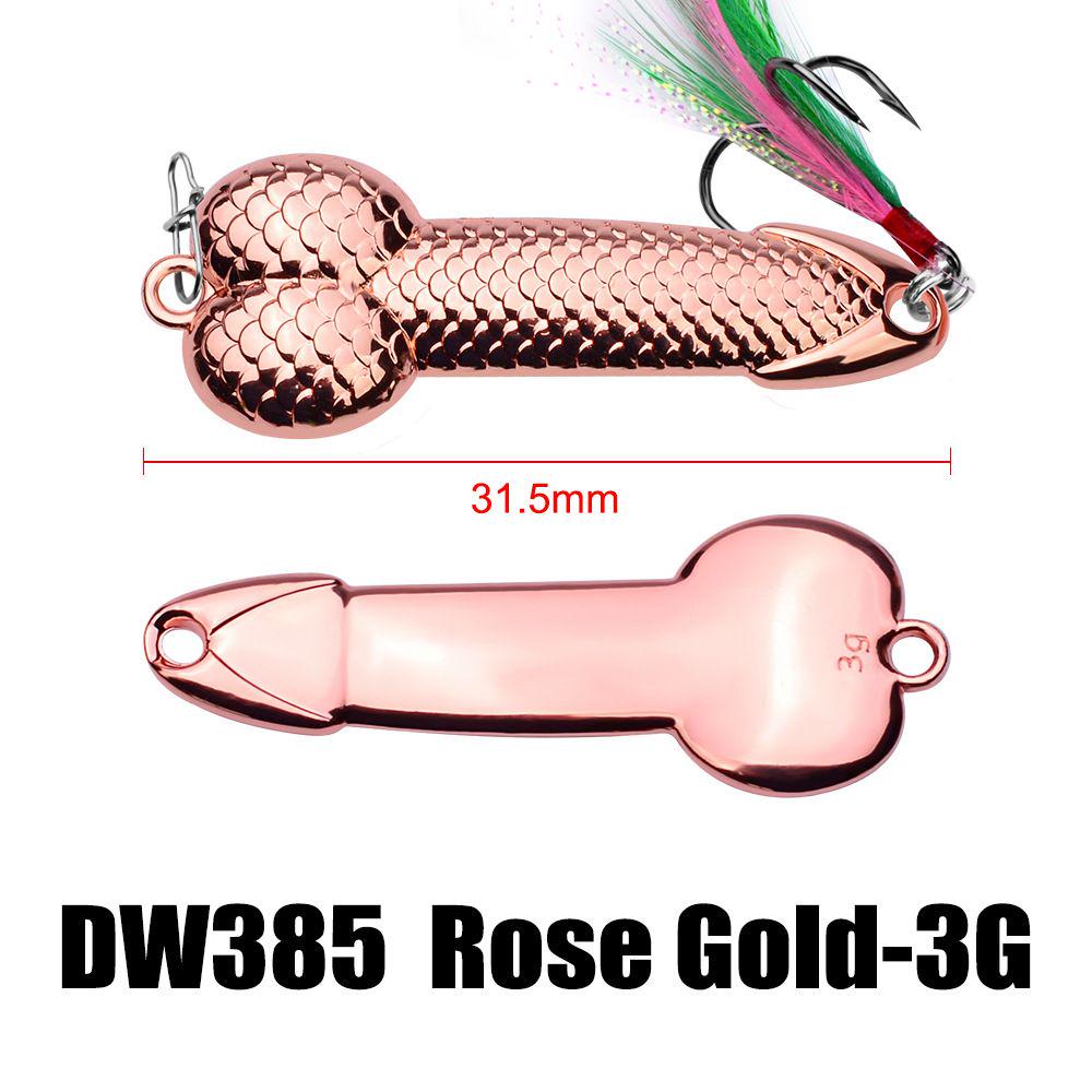 Fishing Lures Tackle Hook Dick Spinner Spoon Pike Wobble Tackle Hook 15g-36g