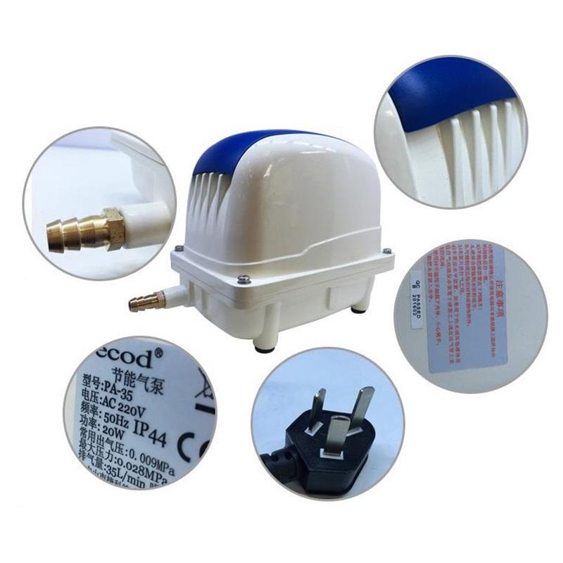 PA-35/45/60/80/100 Super Quiet Gigh Power Farm Aquaculture Aquaculture Aeration Air Pump Oxygen Compressor 220-240V