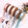 36 Meters Colorful Ribbons "just for you" English Word Gift Box Packaging Ribbon Valentine's Day Bouquet Decoration