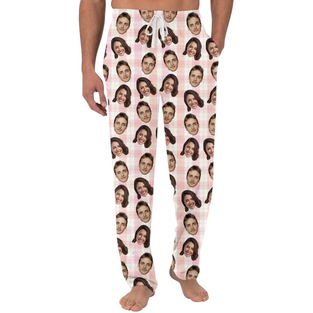 Men's Casual Pants with Pockets for Home Sleeping and Lounging