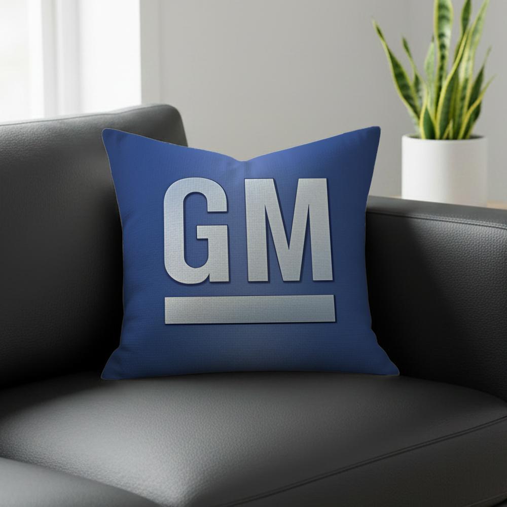 Brand General Motors Cushion Cover Natural Linen Pillowcase Set AllinOne Decor for Sofa Bedroom  Chair