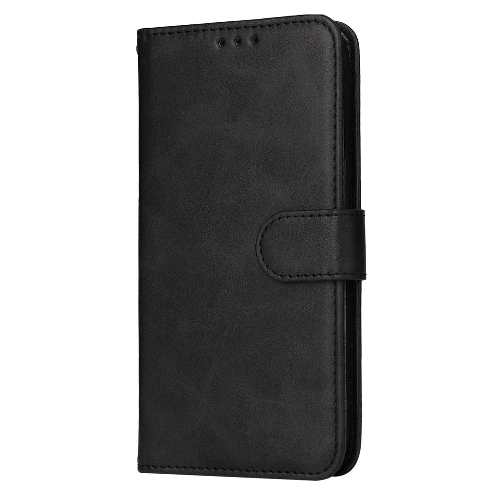 For Oppo A60 4G Leather Case Calf Texture Wallet Magnetic Buckle Cell Phone Cover