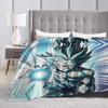 Gohan Blanket Dragon Ball Z Goku Vegeta DBZ Wool Awesome Warm Throw Blankets for Coverlet Spring Autumn