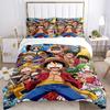 One Piece Bedding 3 Piece Set HD Print Duvet Cover Pillowcases for Teens Adult Bedroom Decoration Christmas Gift C3129