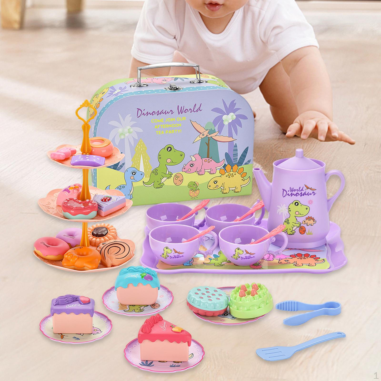 

Ігровий набір післяобіднього чаю. Набір для вечірки. Десертні іграшки. Уявна гра. Діти