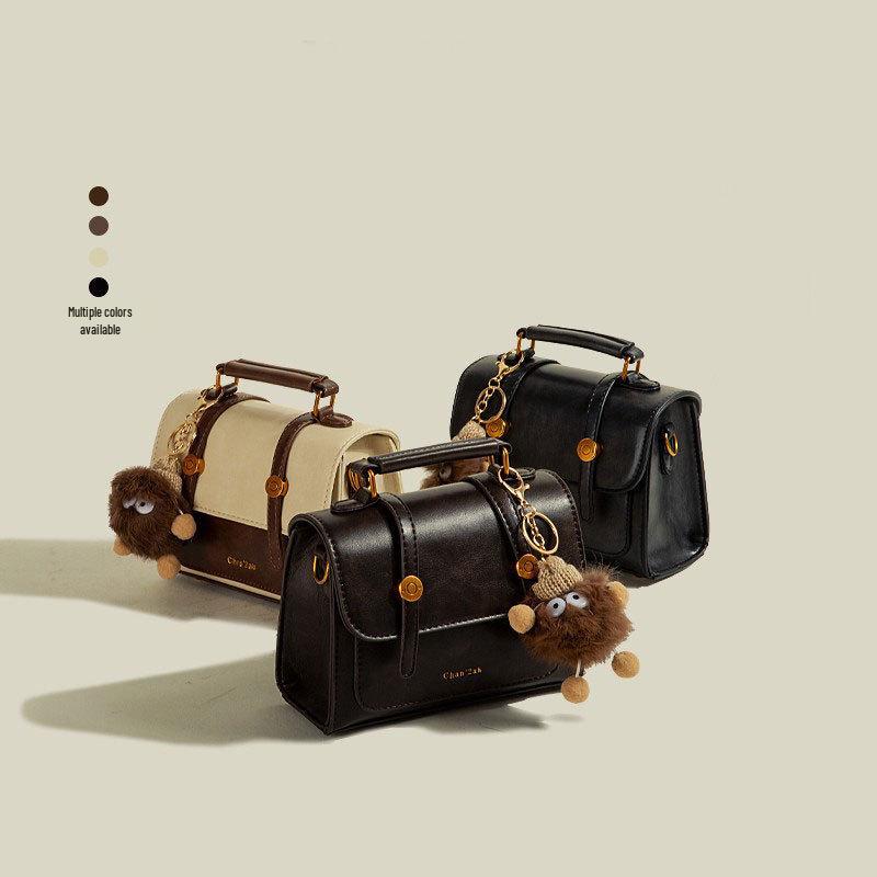 

Женская сумка через плечо в корейском стиле, ретро-мода - 2025 весна/лето, трендовая повседневная квадратная сумка для ношения в руке