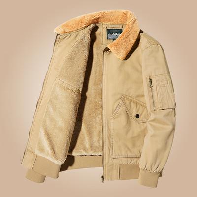Vêtements en Coton d'Automne et d'Hiver Veste Tooling Lavée pour Homme Vêtements Rembourrés en Coton Veste en Laine d'Agneau pour Homme