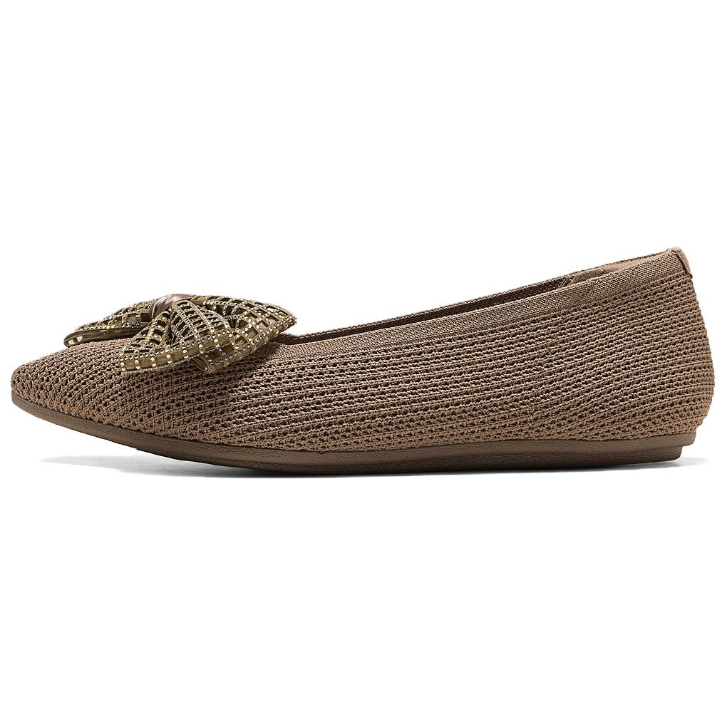 Skechers Modern Comfort Fabric Comfortable Versatile Lightweight Casual Shoes Women sneaker Mocha 159499-MOC 35