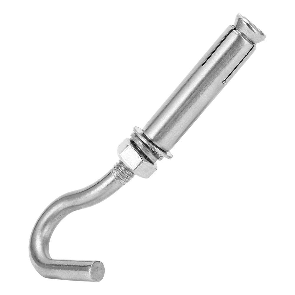 10pcs Heavy Duty Mounting Expansion Hooks Open Cup Hook Expansion Bolts For Concrete