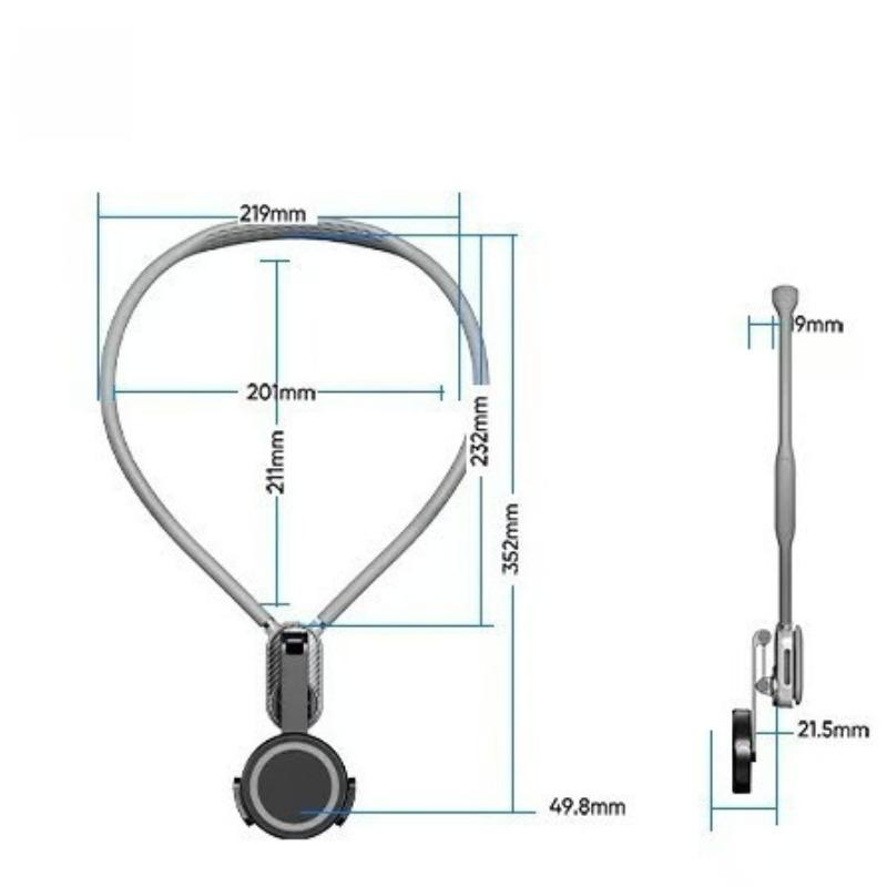 

Shock Absorption and Anti Shake First View Magnetic Mobile Phone Neck Bracket чёрный