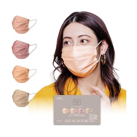 [Nishikin] BRILLIANTMASK Ассорти Масок из нетканого материала Одноразовые