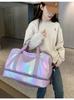 Women's Fashion Crossbody Travel Bag with Wet/Dry Separation - Ideal for Short Business Trips, Fitness, and Yoga.