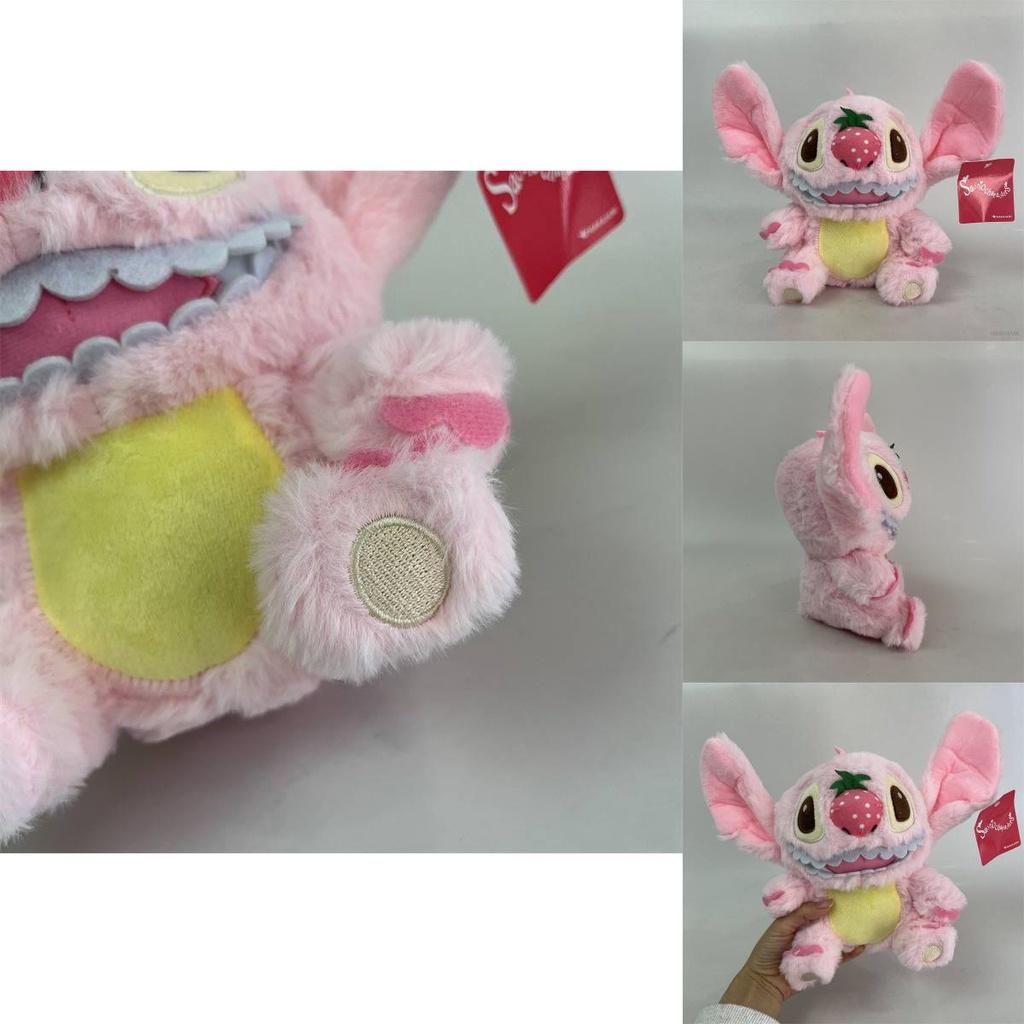 Strawberry Stitch Plush Toy With Soft And Comfortable Pp Cotton Filling
