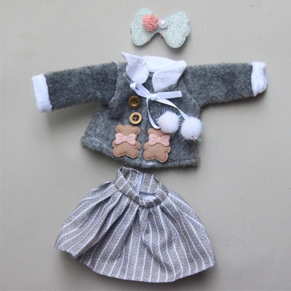 

Одежда для куклы 30 см Повседневная одежда Платье Юбка Шляпа Футболка Брюки Наряд 1/6 BJD Кукла Сменная одежда DIY Кукольные аксессуары For 1-6 BJD(30cm)