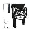 Black Coated Animal Shaped Hanger Wide Load Capacity Over Door Hanging Hook for Bathroom Bedroom Storage Solution