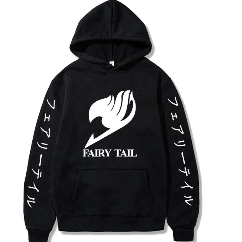 Fairy Tail Anime Hoodie Autumn Fleece Clothes Plus Size Sweatshirt Long Sleeve High Quality Streetwear Harajuku