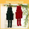 Velvet Plush Nutcracker Toy Hanging Decor Holiday Christmas Tree Ornament