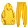 Hooded sweatshirt and hoodie set, casual loose sweatshirt and sweatpants, versatile two-piece hoodie and long pants