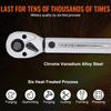 VEVOR Torque Wrench, 0.6 cm Drive Click Torque Wrench 20-200 in. lb/2.3-23n.m, Dual-Direction Adjustable Torque Wrench Set