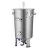 304 Stainless Steel Kettle, 30L Beer Brew Fermentor, Brew Bucket Fermentor for Brewing, Home Brewing Supplies with Base, Kettle Stock Pot Includes