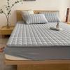 Waterproof High Quality Mattress Cover- Antimicrobial Hypoallergenic Mattress Protector, Noiseless Fitted Sheet Waterproof Thickened Mattress Pad