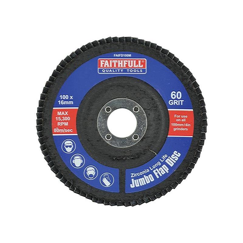 Faithfull Abrasive Jumbo Flap Disc
