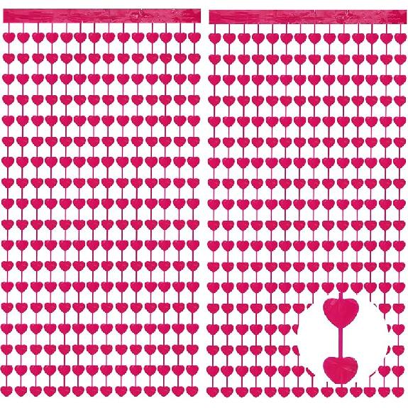 BEISHIDA 2 Pcs Silver Stars Door Streamers Stars Foil Fringe Curtain Streamers Backdrop Birthday Wall Background for Birthday Children's Day Baby