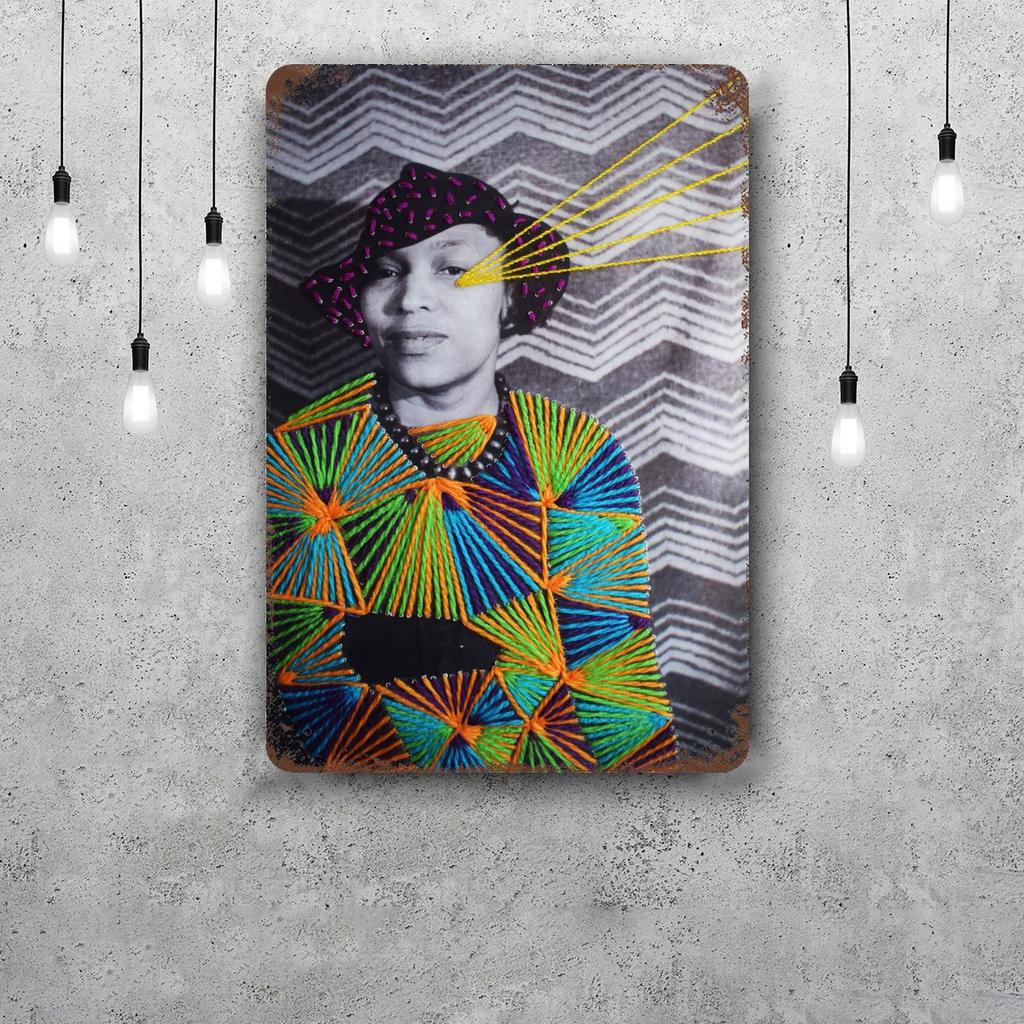 Zora Neale Hurston Funny Bar Metal Sign Retro Plaque Sign Alcohol Drinker Pub Club Man Cave Kitchen Wall Decoration