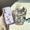 Butterfly Star Glitter Case For Samsung A56 A36 A26 A16 A06 Galaxy A55 A35 A25 A15 A05S A54 A34 A24 A14 A53 A13 A33 A52  Cover
