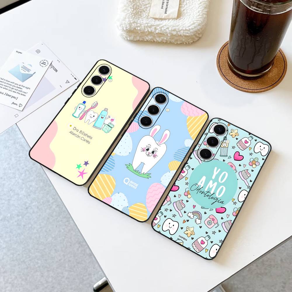 Süße Zahnarzt Zahn Handyhülle Für Samsung S 24 Fe 25 Ultra Plus 20 Lite 21 30 22 23 24 22 Ultra 5G Fundas