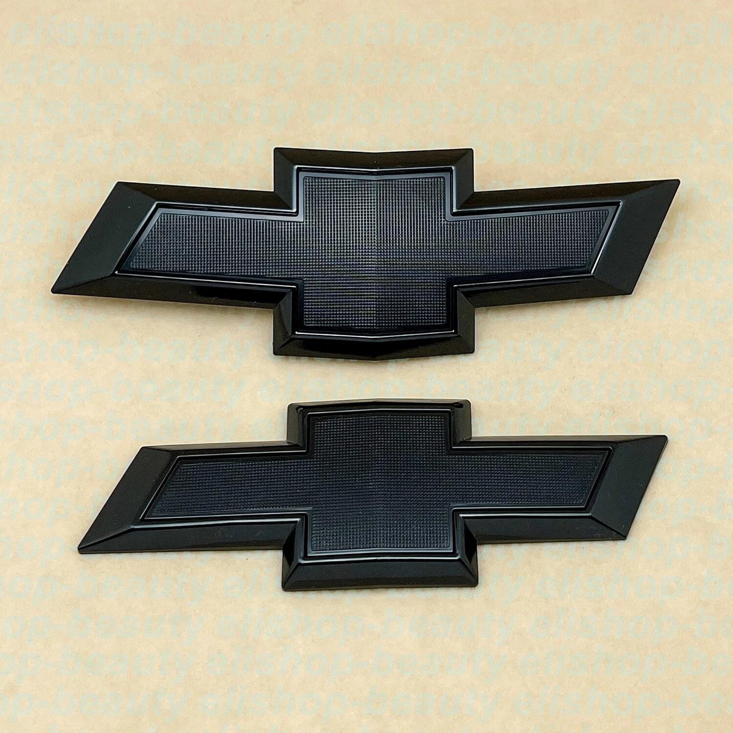 

2pcs Front Grille Bowtie Emblems Trunk Tail Logo Bow Tie Emblem For 2016-2025 Chevrolet Cruze Replace oem 84337320 2016-2018 чорний