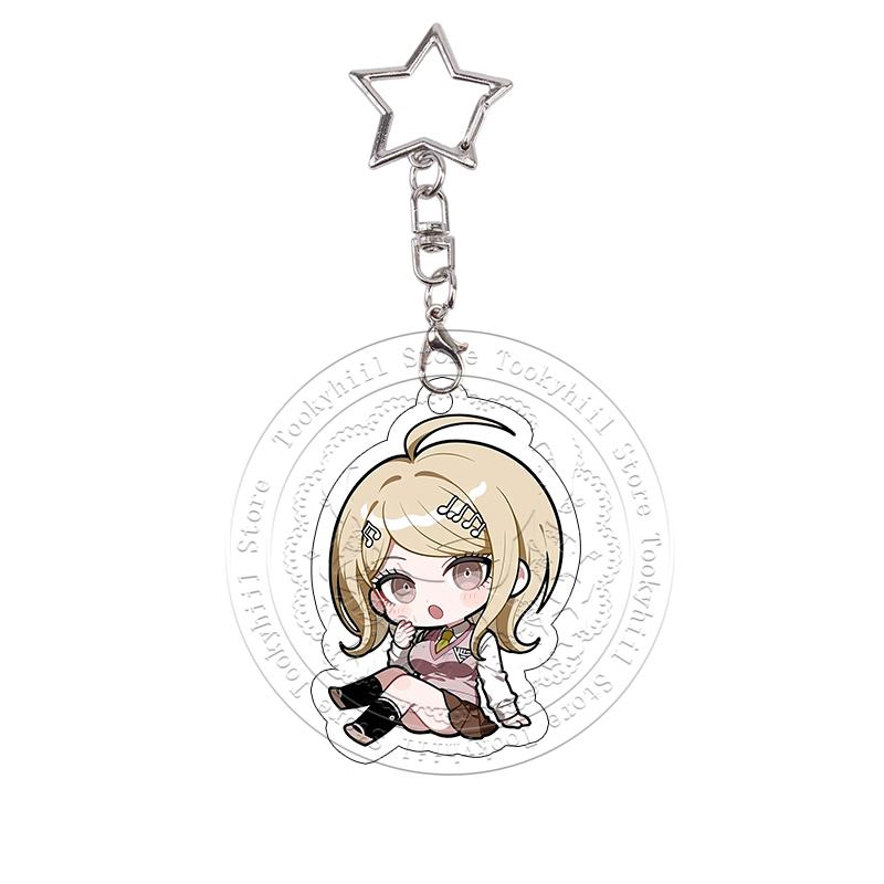 Danganronpa Acryl Schlüsselanhänger Toko Tsumiki Monokuma Exquisiter Schüler Anime Cartoon Taschenanhänger Chibi Dekor Zubehör Anhänger