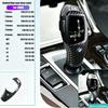 CTCE1 LHD RHD ABS Carbon Fiber Black Red Center Console Gear Shift Knob Trim Cover For BMW G30 G31 G01 G02 G32 1 2 5 Series X3 Sticker