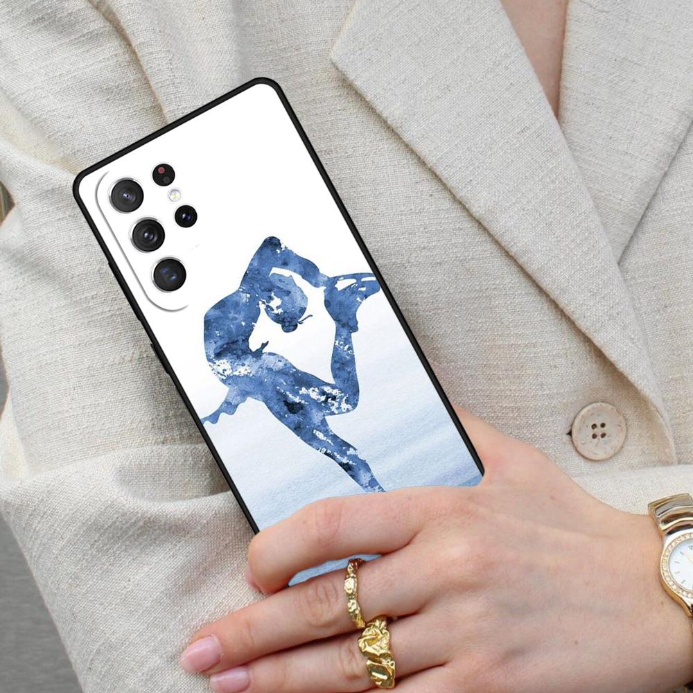 Figure Skating Ice Skating Cell Phone Case for Samsung Galaxy S26 Ultra S25 S24 S23 S22 S21 S20 Note10 Cover